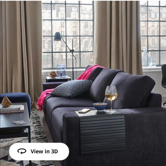 COPY - IKEA - RODEBY Armrest tray, Black - Picture 3 of 7